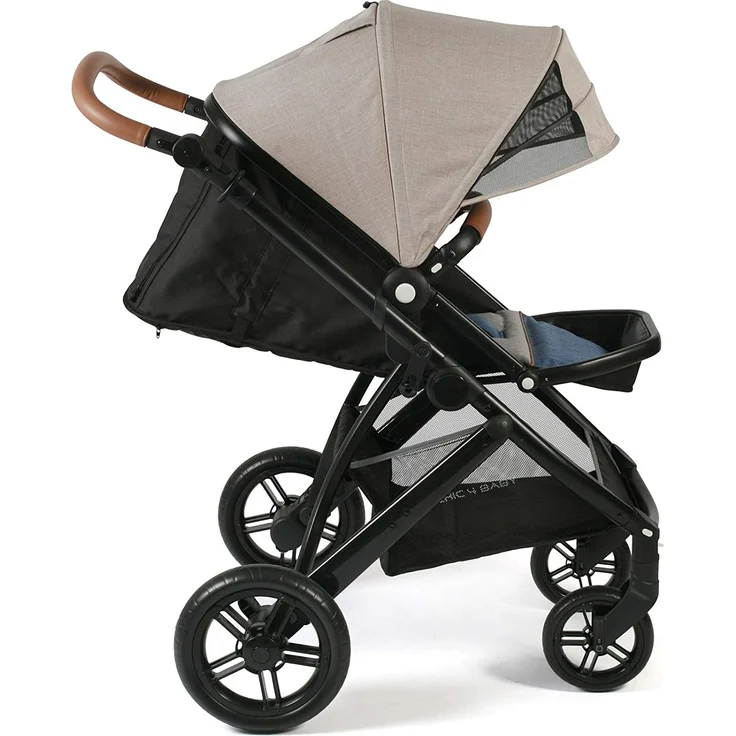 Chic 4 Baby Kombikinderwagen 2 in 1 TORRE Jeans beige – Bild 3