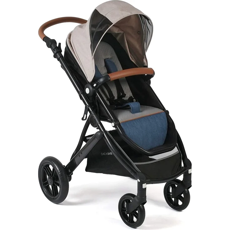 Chic 4 Baby Kombikinderwagen 2 in 1 TORRE Jeans beige – Bild 2