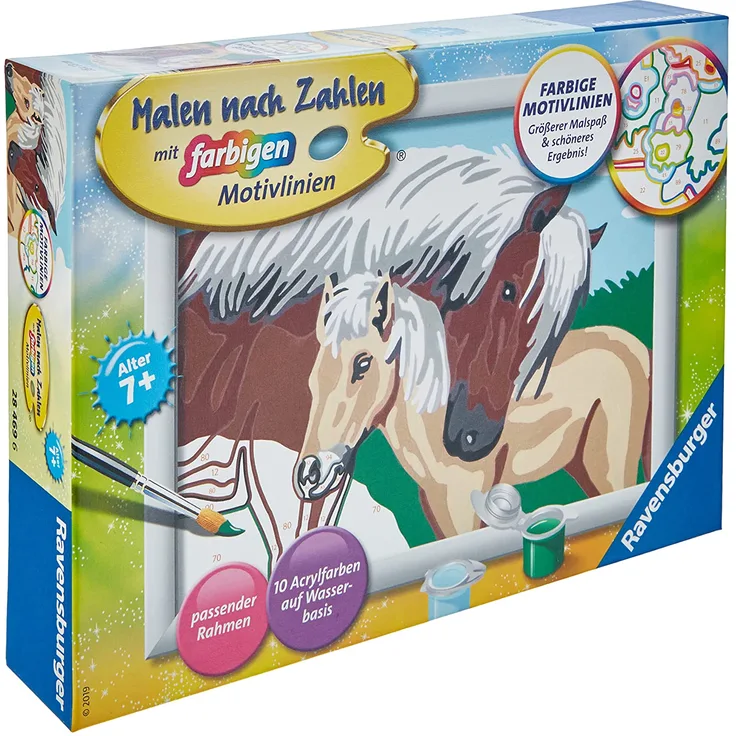 Ravensburger Malen nach Zahlen Liebevolle Stute