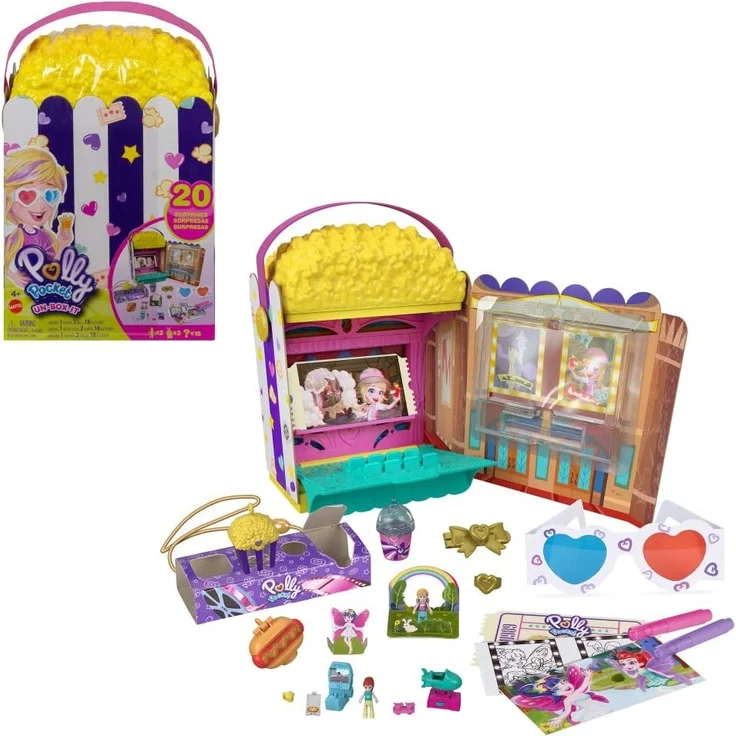 Mattel GVC96 Polly Pocket Un-Box-It Spielset – Bild 1