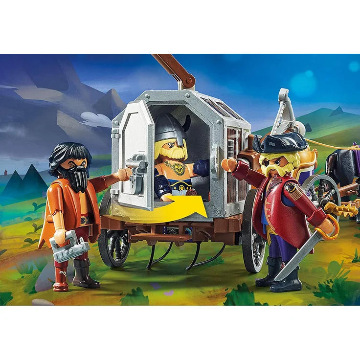 PLAYMOBIL:THE MOVIE 70073 Charlie mit Gefängniswagen, Ab 5 Jahren – Bild 6