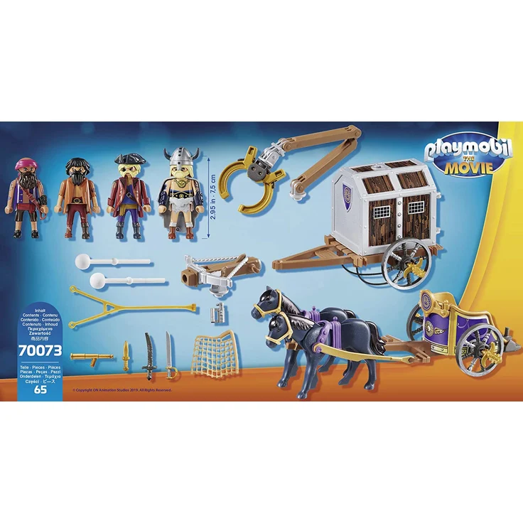 PLAYMOBIL:THE MOVIE 70073 Charlie mit Gefängniswagen, Ab 5 Jahren – Bild 4
