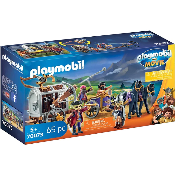 PLAYMOBIL:THE MOVIE 70073 Charlie mit Gefängniswagen, Ab 5 Jahren – Bild 1