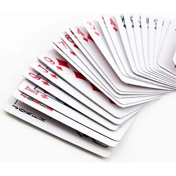 Out of the Blue 'Mini Spielkarten Deck', 6x4 cm, Poker Skat Rommé – Bild 6