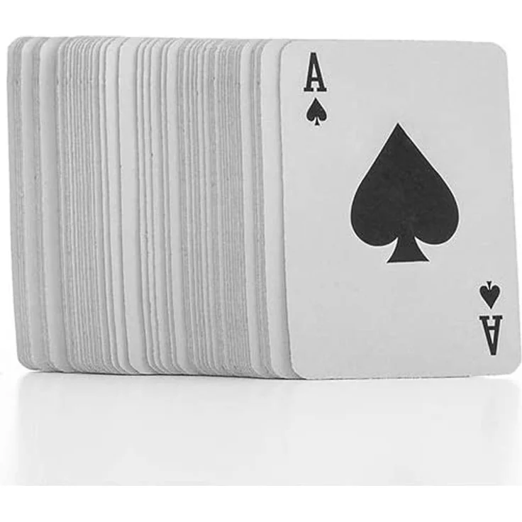 Out of the Blue 'Mini Spielkarten Deck', 6x4 cm, Poker Skat Rommé – Bild 2