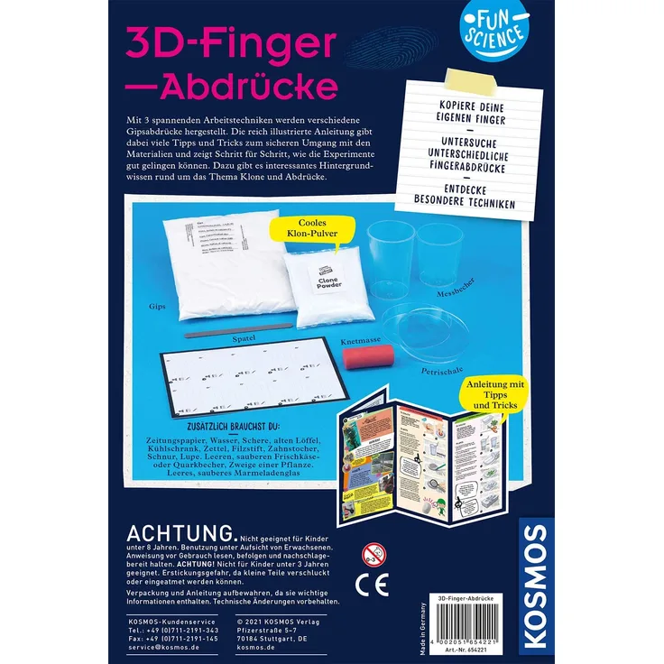 Fun Science 3DFingerabdruecke