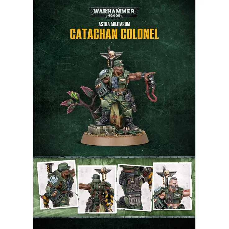 Warhammer 40. 000 - Astra Militarum - Catachan Colonel 47-90
