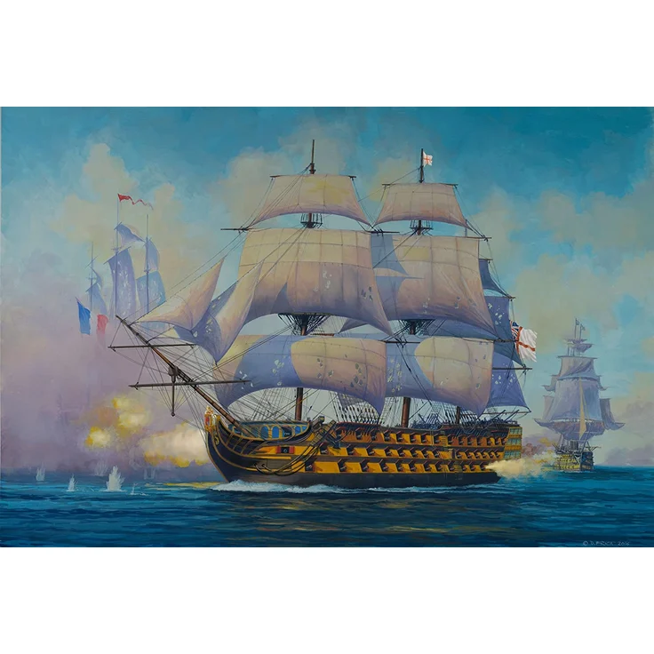 Revell Modellbausatz Schiff 1:450 - HMS Victory im Maßstab 1:450, Level 3, originalgetreue Nachbildung mit vielen Details, Segelschiff, 05819 - Preisvergleich – Bild 9