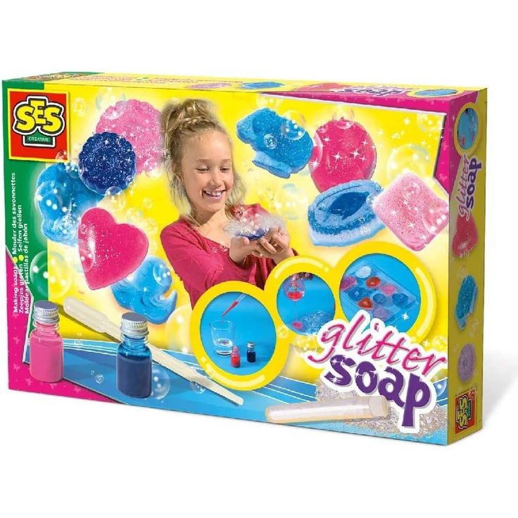 SES Creative 00910 Seifen gießen Kinder-Bastelkit, Mehrfarbig – Bild 1