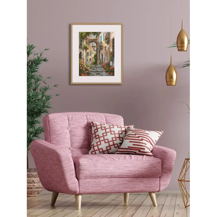 Schipper 609240826 Malen nach Zahlen, Verträumtes Gässchen - Bilder malen für Erwachsene, inklusive Pinsel und Acrylfarben, 24 x 30 cm – Bild 10