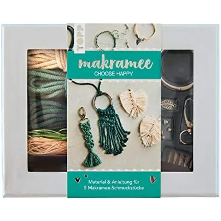 Makramee-Schmuckset Happy