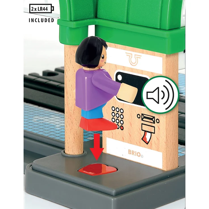BRIO Bahn 33649 - Neuer Hauptbahnhof mit Ticketautomat – Bild 6