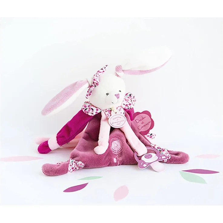 Kirsche Hase mit Schnullerhalter 17cm – Bild 4