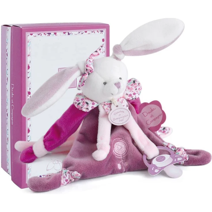Kirsche Hase mit Schnullerhalter 17cm – Bild 1