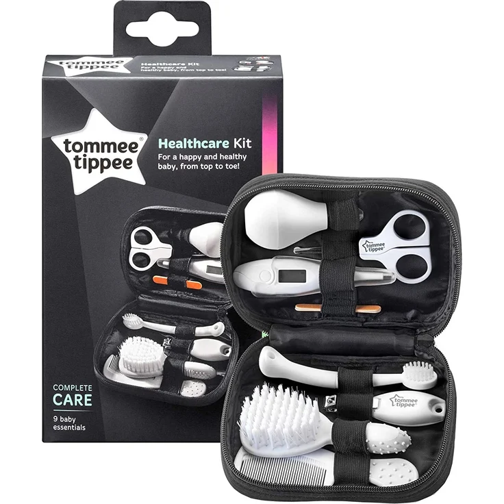 Tommee Tippee Babypflegeset mit 9 Gesundheits- und Pflegezubehör und Tragetasche – Bild 3
