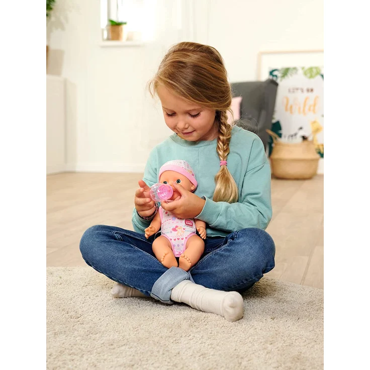 Simba 105037800 - New Born Baby, mit Trink und Nässfunktion Babypuppe, rosa – Bild 8