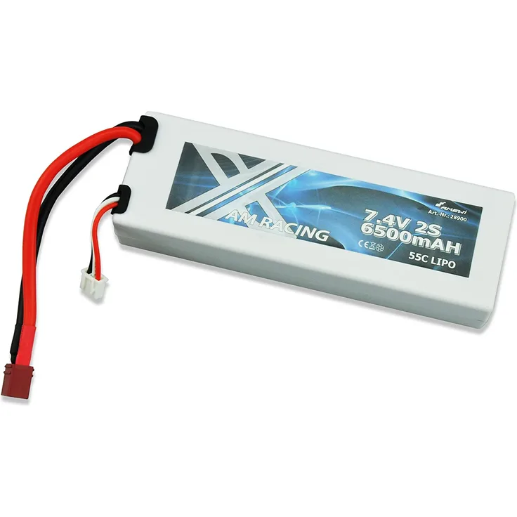 LiPo Akku 2S 7,4V 6500mAh 55C Hardcase, DEANS