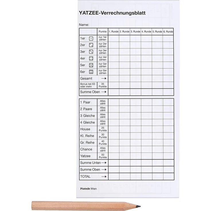 Piatnik 2966 - Würfeltablett Augenwürfel – Bild 5