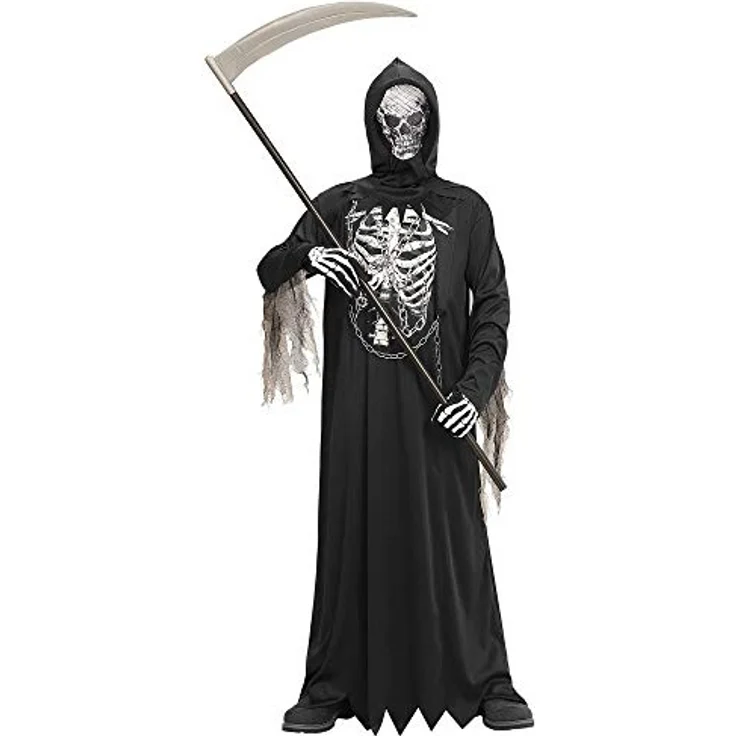 Widmann 08679 Kinderkostüm Sensenmann, boys, 164 cm – Bild 4