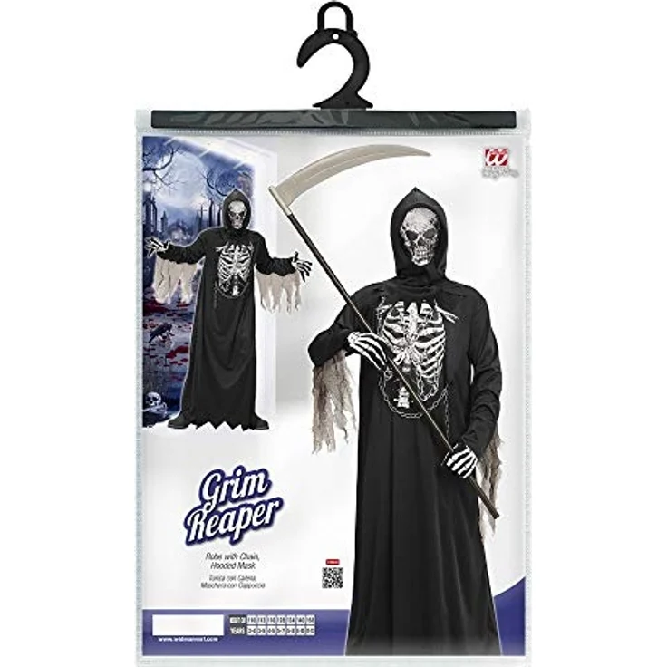 Widmann 08679 Kinderkostüm Sensenmann, boys, 164 cm – Bild 2