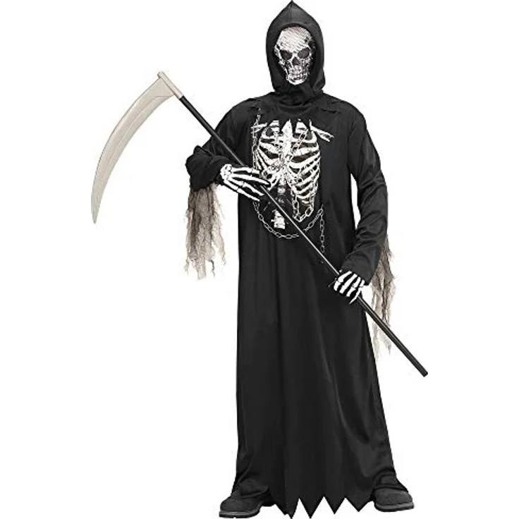 Widmann 08679 Kinderkostüm Sensenmann, boys, 164 cm – Bild 1