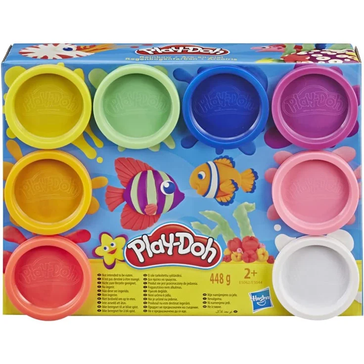 Play-Doh 8er Pack, Knete in Regenbogen Farben, für fantasievolles und kreatives Spielen, bunt - Preisvergleich – Bild 2