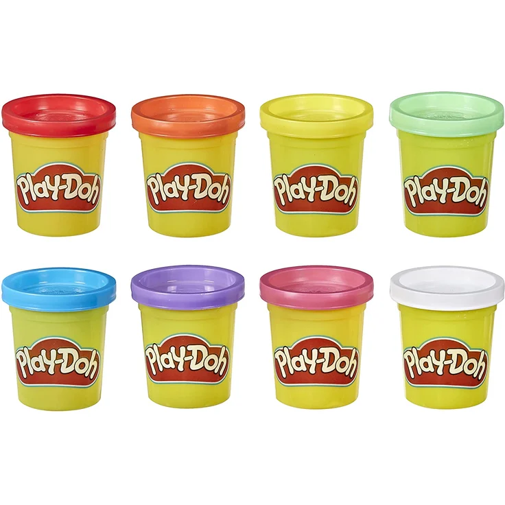 Play-Doh 8er Pack, Knete in Regenbogen Farben, für fantasievolles und kreatives Spielen, bunt - Preisvergleich – Bild 3