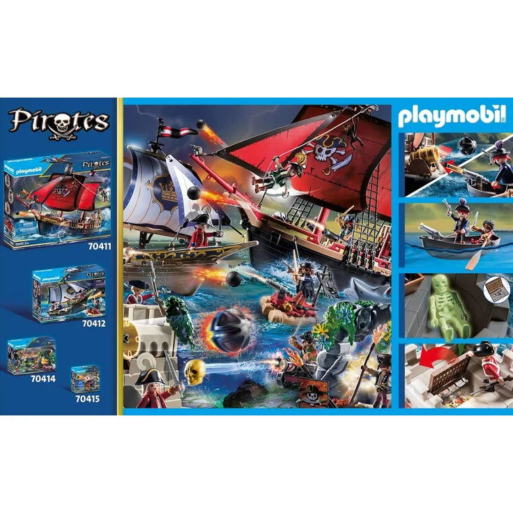 PLAYMOBIL Pirates Rotrockbastion – Bild 3