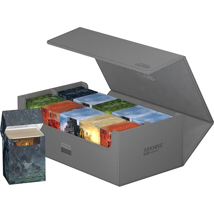 Ultimate Guard Arkhive 800+ XenoSkin Monocolor Grau – Bild 5