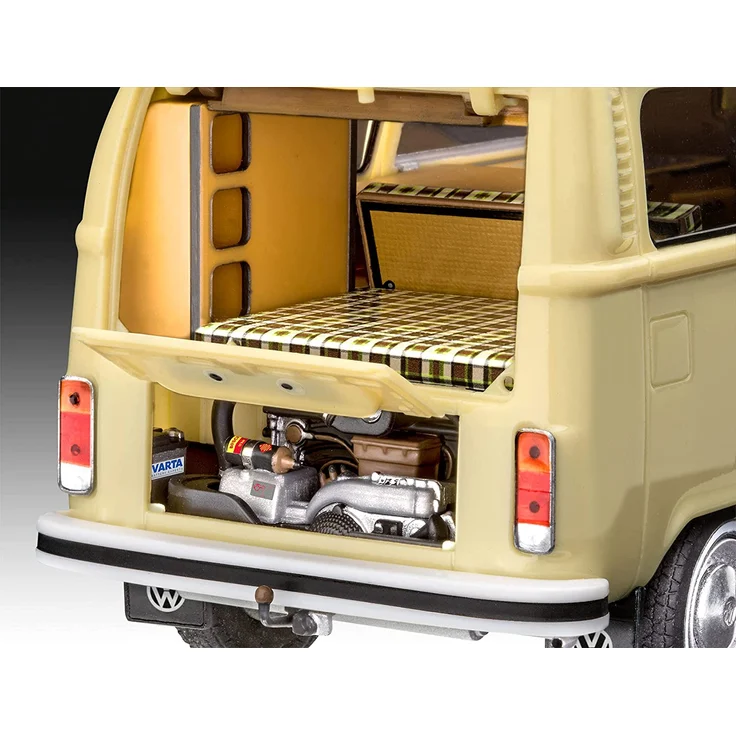 Revell 07676 VW T2 Camper Modellbausatz für Einsteiger mit dem Easy-Click-System, farbige Bauteile, unlackiert – Bild 5