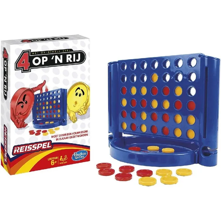Hasbro 0607040 Reisespiel Vier In Einer Reihe - niederländische Version