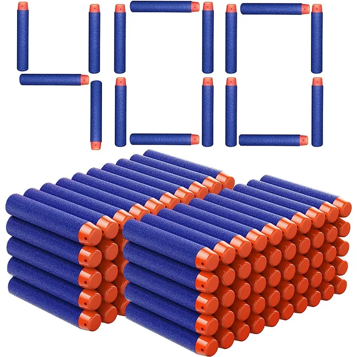 Airlab 400 Pfeile Darts für Nerf Zubehör, Darts Bullets für N-Strike Elite Series, Blau