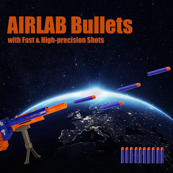 Airlab 400 Pfeile Darts für Nerf Zubehör, Darts Bullets für N-Strike Elite Series, Blau – Bild 3