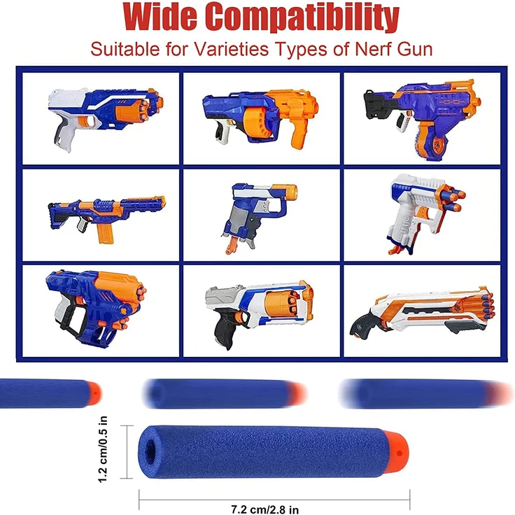 Airlab 400 Pfeile Darts für Nerf Zubehör, Darts Bullets für N-Strike Elite Series, Blau – Bild 4