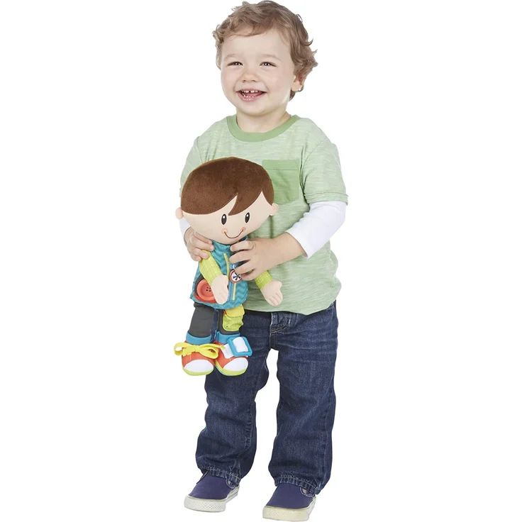 Playskool Classic Anziehspaß-Freunde (Junge), Activity Plüschpuppe für Kleinkinder ab 2 Jahren - Exklusiv bei Amazon – Bild 10