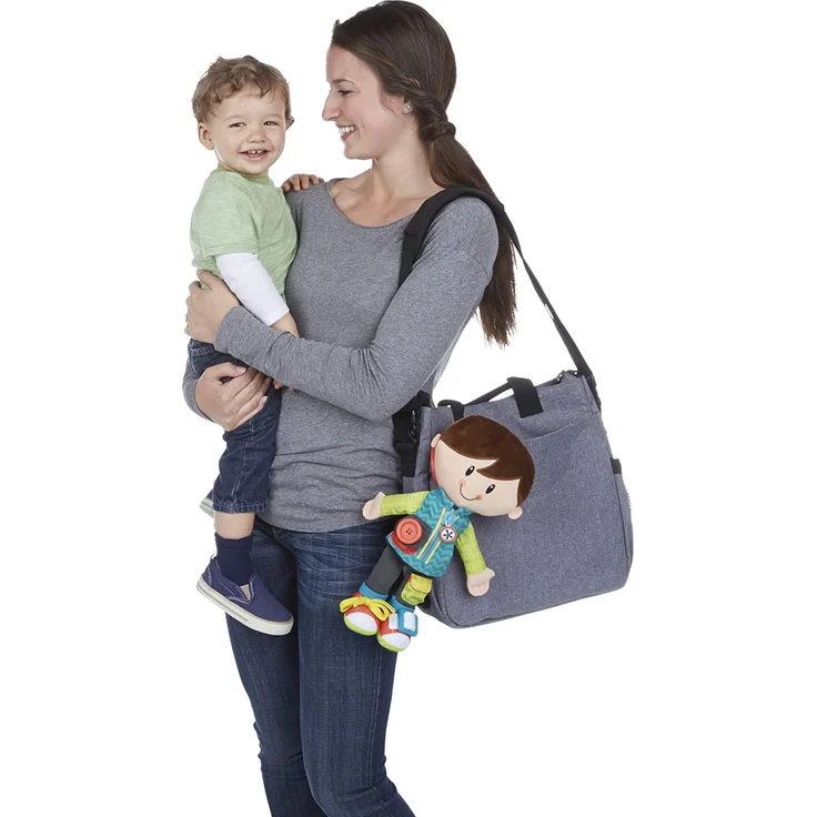 Playskool Classic Anziehspaß-Freunde (Junge), Activity Plüschpuppe für Kleinkinder ab 2 Jahren - Exklusiv bei Amazon – Bild 11