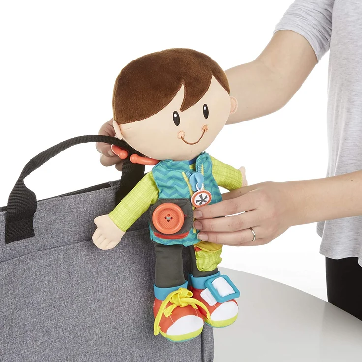 Playskool Classic Anziehspaß-Freunde (Junge), Activity Plüschpuppe für Kleinkinder ab 2 Jahren - Exklusiv bei Amazon – Bild 2
