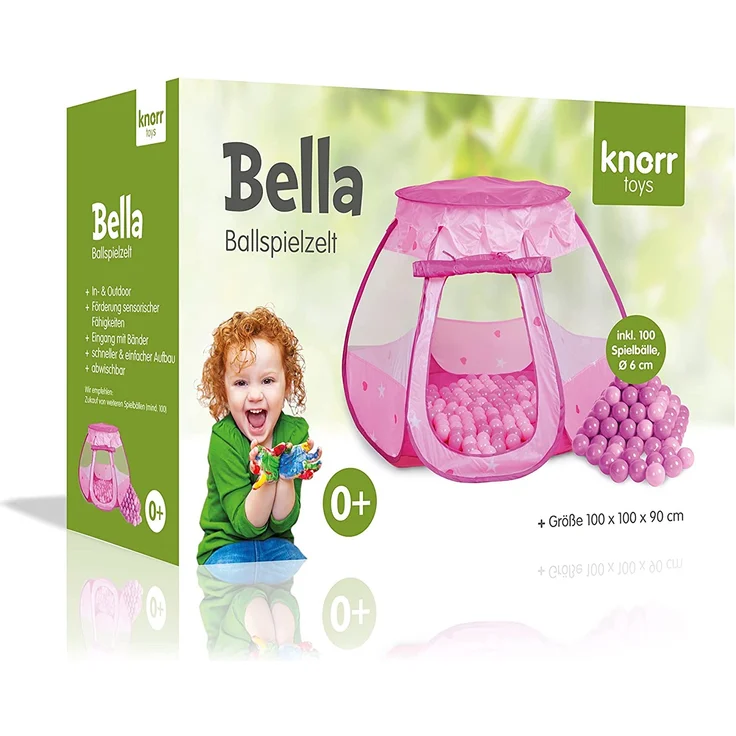 Knorrtoys 55325 - Spielzelt Bella inkl. 100 Spielbälle – Bild 8