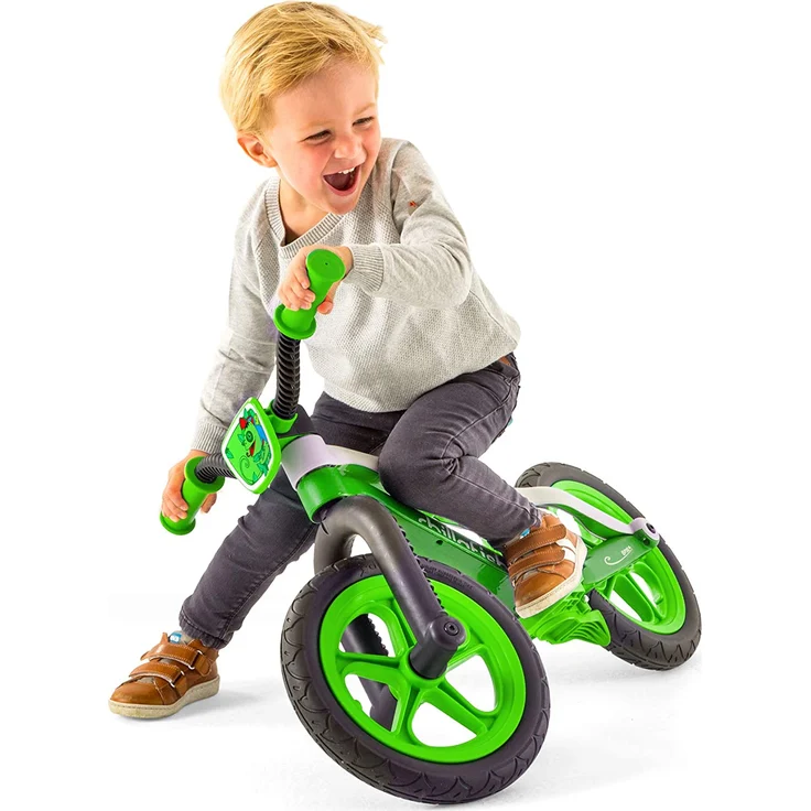 Chillafish Bmxie 2 leichtes Laufrad mit integrierter Fußstütze und Fußbremse, für Kinder 2 bis 5 Jahre, 12' Zoll pannenfreie Gummihautreifen, Verstellbarer Sitz ohne Werkzeug, Rosa-Pink - Preisvergleich – Bild 2