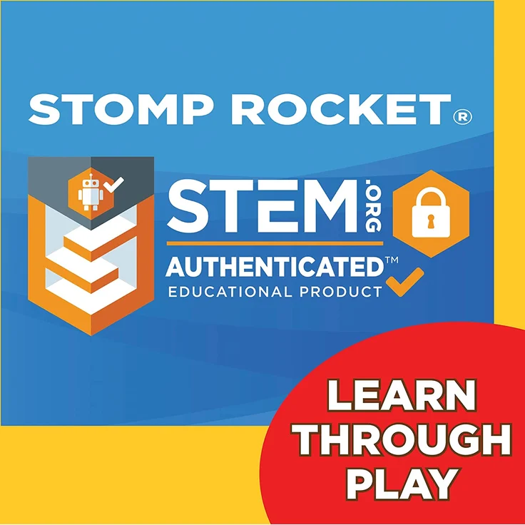 Stomp Rocket Stomp Racers Spielzeug Auto Abschussrampe, 1 druckluftbetriebenes Auto für Rennen und Sprung Stunts mit Abschussrampe und Sprungschanze - ideal für Outdoor- und Indoor – Bild 7