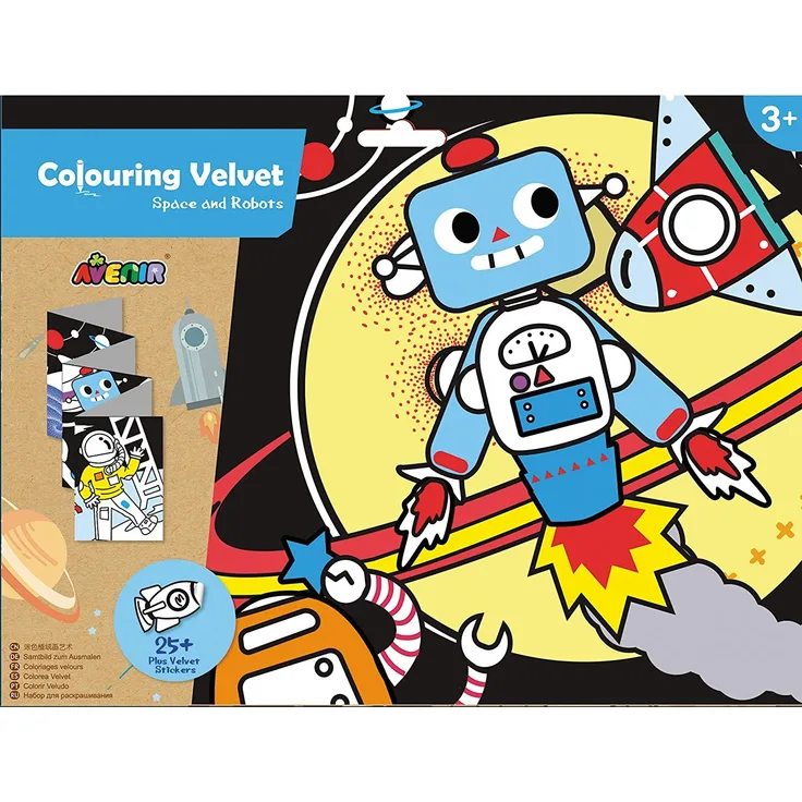 Avenir 6301694 Velvet Space and Robots, Mehrfarbig