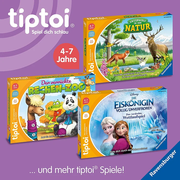 Ravensburger tiptoi 00124 Schatzsuche in der Buchstabenburg, Spiel für Kinder von 4-7 Jahren, für 1-4 Spieler – Bild 9