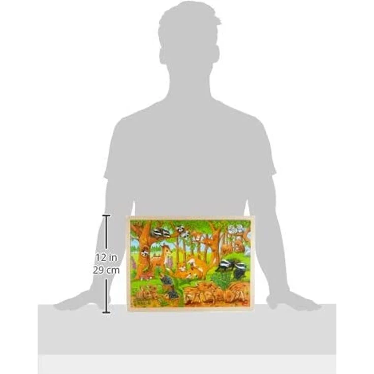 Holz Puzzle Waldtiere 48 PC – Bild 5