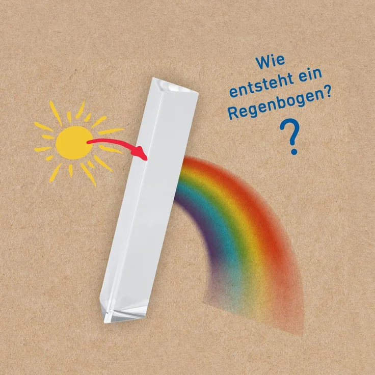 moses. PhänoMINT Prisma, Experimentierspielzeug für Kinder, Glas-Prisma zur Lichtbrechung in tolle Regenbogen-Farben - Preisvergleich – Bild 3