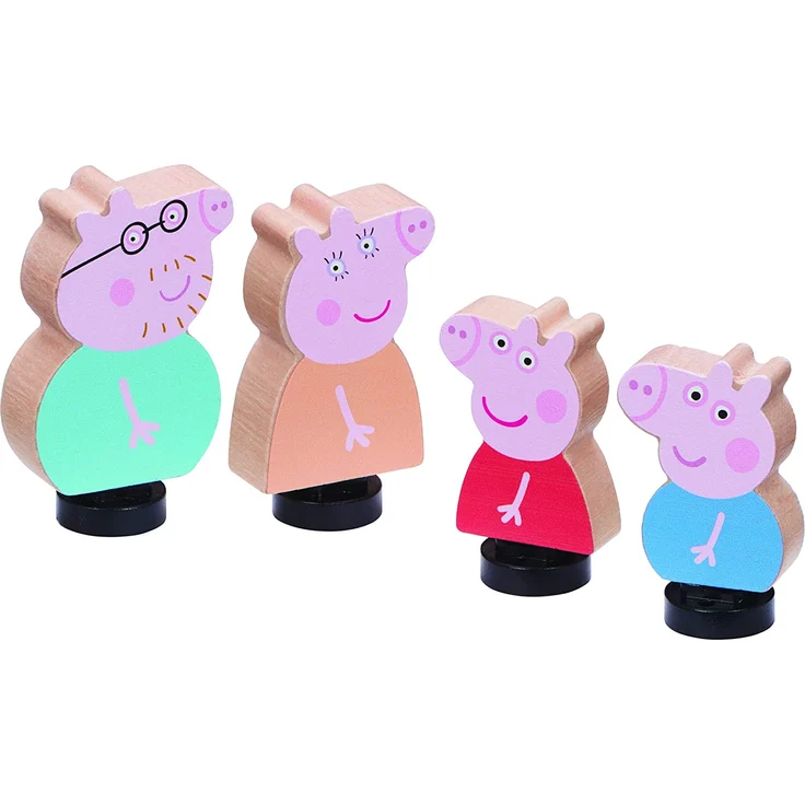 Peppa's Wood Play Family Figure Pack in display – Bild 4