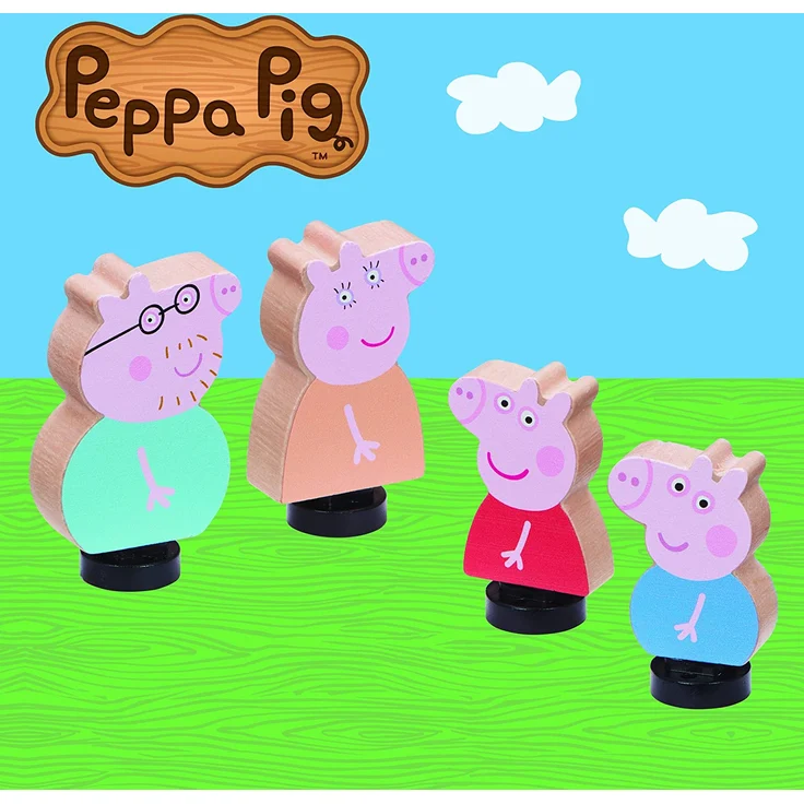 Peppa's Wood Play Family Figure Pack in display – Bild 2