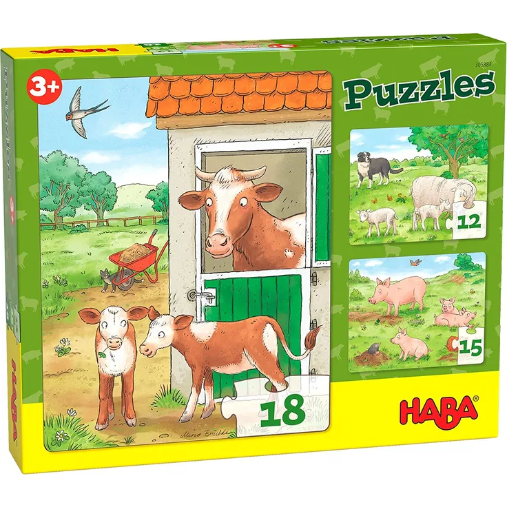 HABA® - Puzzles Bauernhoftierkinder