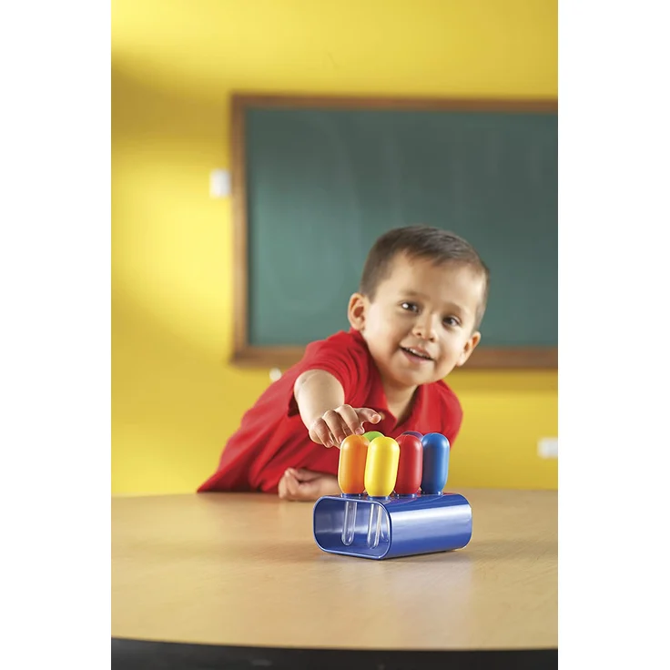 Learning Resources Riesen-Pipetten Set mit 6 Stück in Halterung – Bild 2