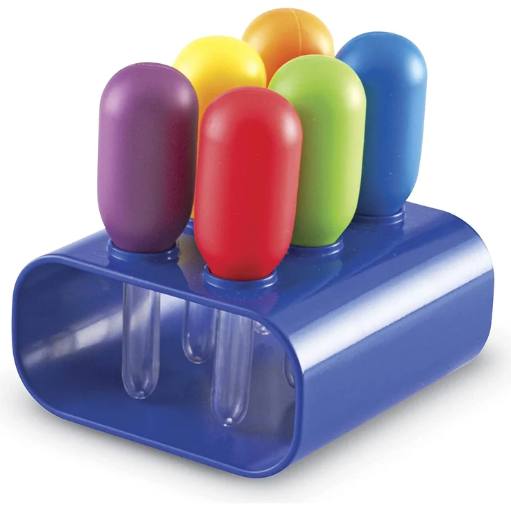 Learning Resources Riesen-Pipetten Set mit 6 Stück in Halterung – Bild 10