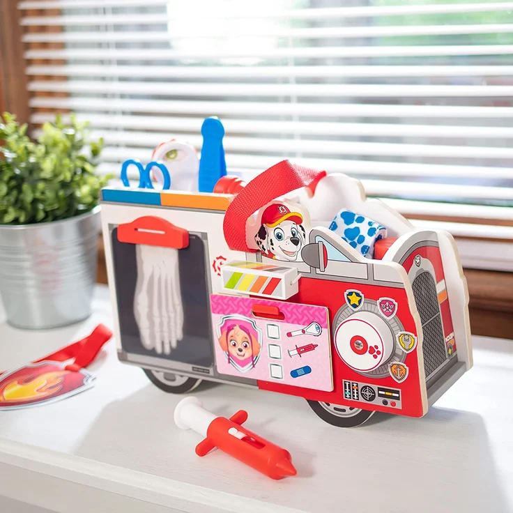 Melissa & Doug 33276 Paw Patrol Marshall's Rettungsbox aus Holz, Mehrfarbig - Preisvergleich – Bild 10